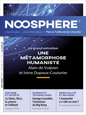 cover image of Revue Noosphère, Numéro 9